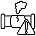 Gaz kaçağı iconu